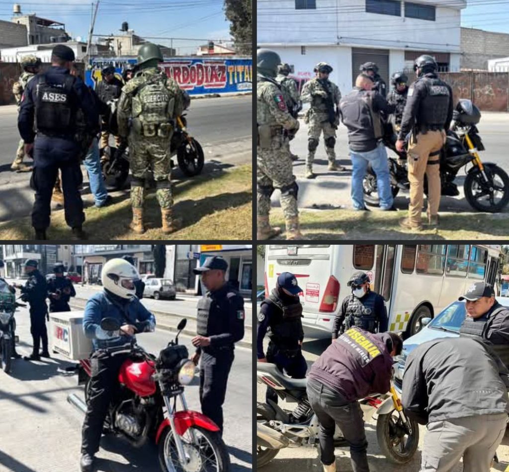 Refuerzan seguridad en la zona norte de Toluca con amplio operativo ...