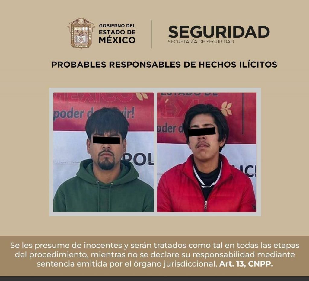 Detienen en Texcalyacac a dos hombres por presunto robo con violencia ...